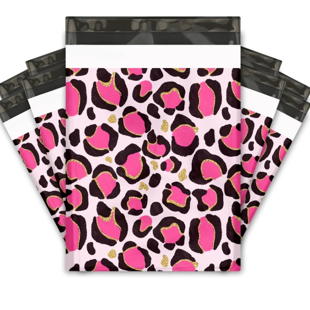 3 SETS LEFT🐆20 Leopard Print Poly Mailer